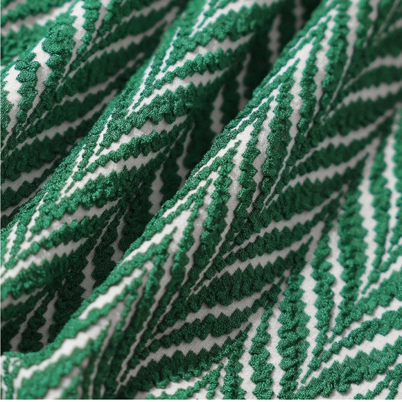 Berlook Green Geometric Textured Cut Out Bikini Set - Picture 5 of 6